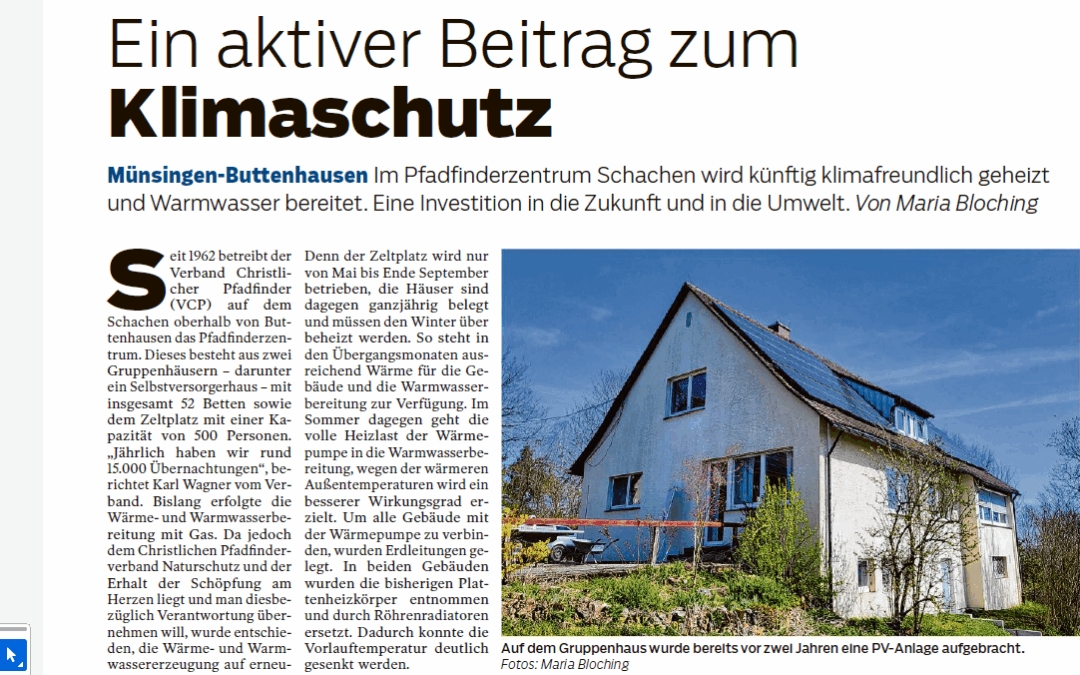 Pfadfinderzentrum Schachen im Albboten